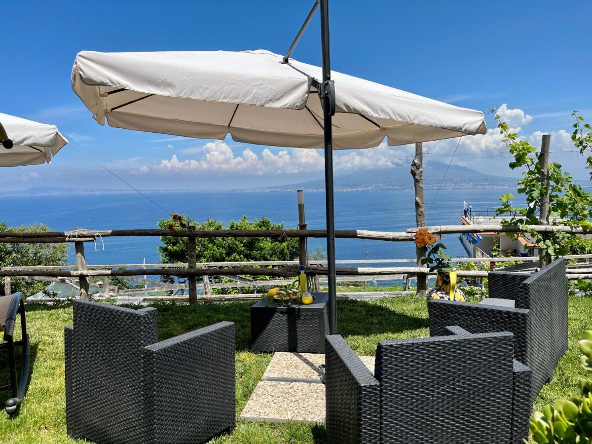 La Badia Montechiaro - Breathtaking View Of Sorrento Coast Villa Vico Equense Buitenkant foto