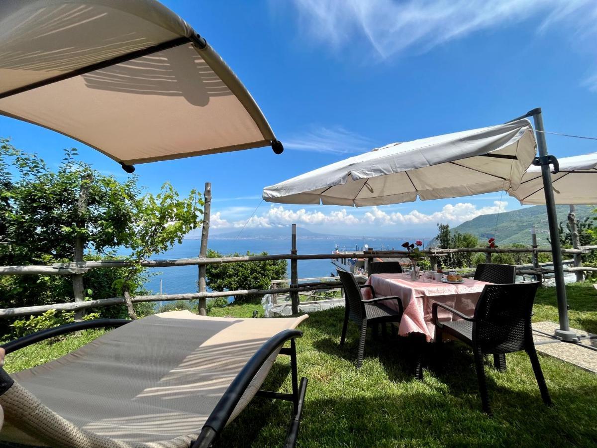 La Badia Montechiaro - Breathtaking View Of Sorrento Coast Villa Vico Equense Buitenkant foto