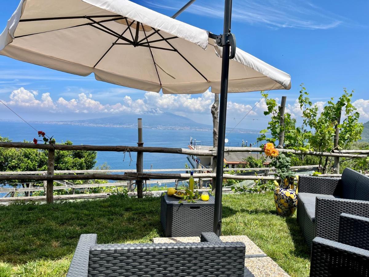 La Badia Montechiaro - Breathtaking View Of Sorrento Coast Villa Vico Equense Buitenkant foto