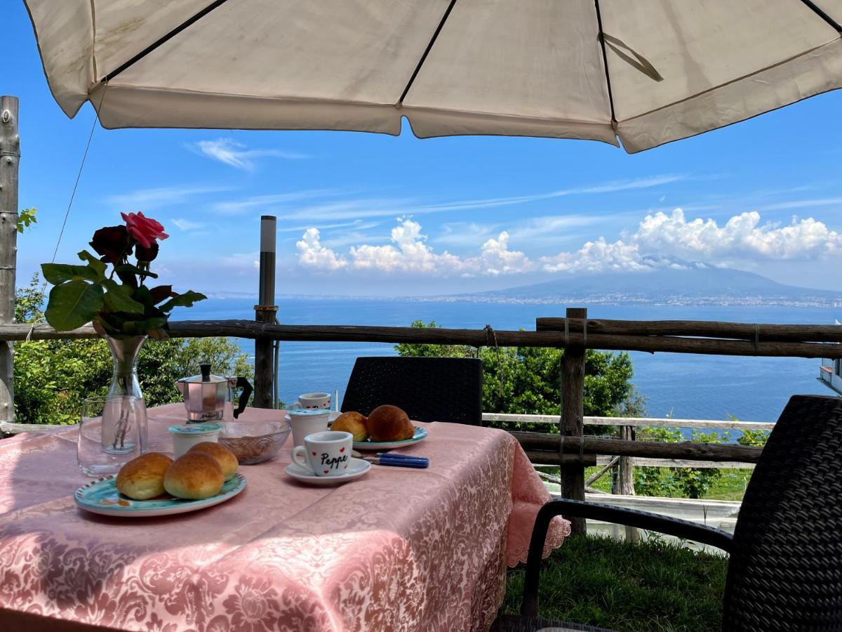 La Badia Montechiaro - Breathtaking View Of Sorrento Coast Villa Vico Equense Buitenkant foto