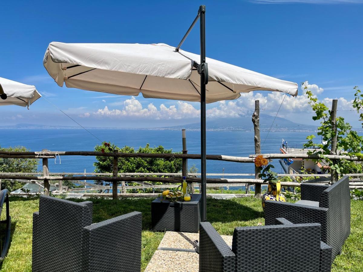 La Badia Montechiaro - Breathtaking View Of Sorrento Coast Villa Vico Equense Buitenkant foto